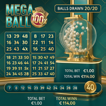 Cashwin - Mega Ball Slot Game - Evolution Gaming